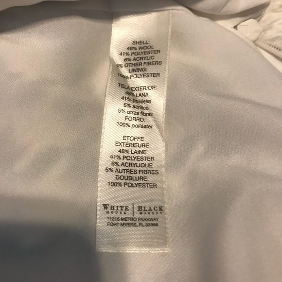 White House Black Market houndstooth skirt - Picture 6 of 6